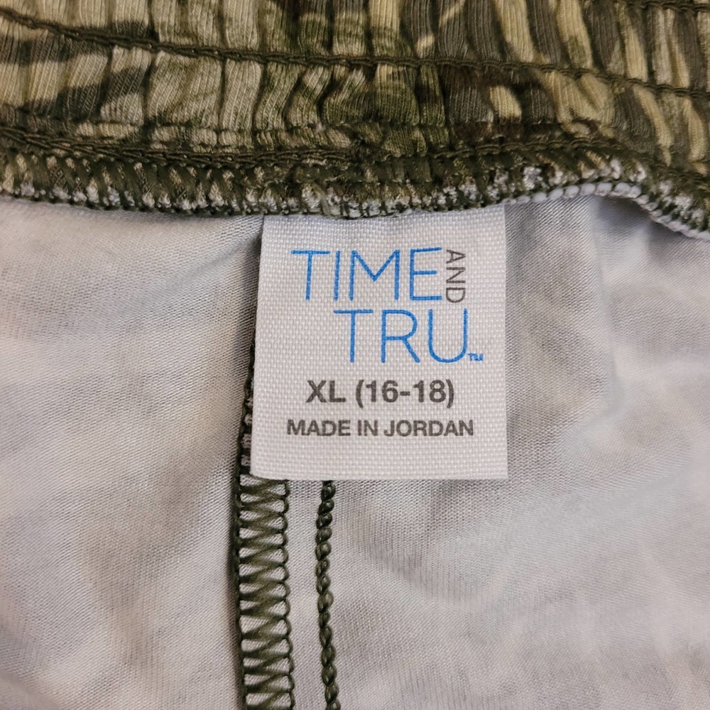 Time And True Women's Palm Print Elastic Waist Kn… - image 5